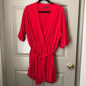 Boohoo Ruffle Romper